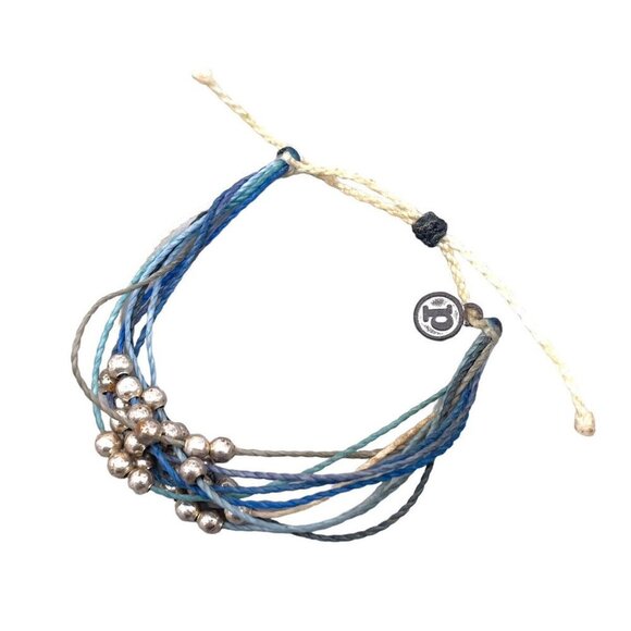 Pura Vida Seed Beads and Multi-Strand Cords Bracelet Adjustable - Picture 1 of 5